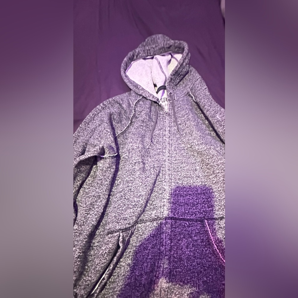 Mossimo Supply Co. Heathered Gray Hoodie size XLT